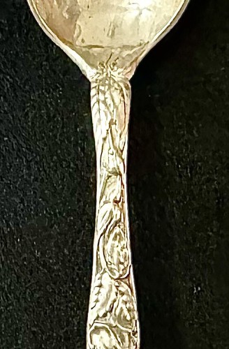 🔥Vintage Sterling Silver Alvin Bridal Rose Coffee Spoon 22g HISTORIC ARTWORK! E - 第 3/9 張圖片