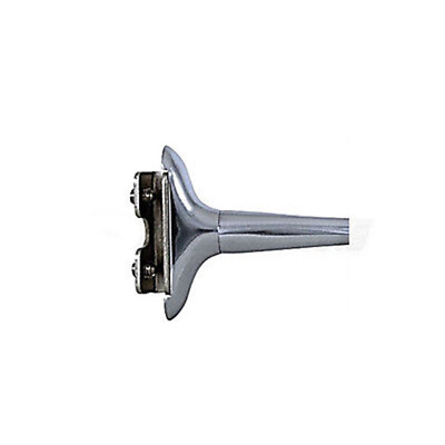 Single Rectangle Long Arm Peep Mirror - Polished Stainless, Hot Rod & Custom Fit - View #8