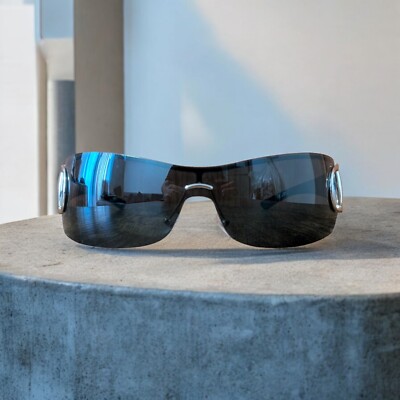 グッチ　サングラス　デパート購入　美品 VINTAGE GUCCI GG 2712 SHIELD SUNGLASSES MADE IN ITALY WITH