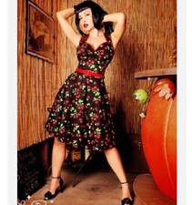 Pinup Dress Cherry for sale | eBay