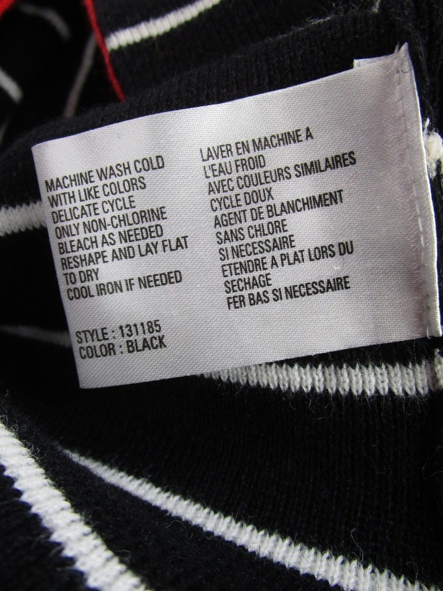 その他 iii Northern Isles Sweater Women Small Black Lighthouses Embroidered