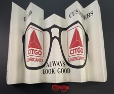 Vintage Citgo Oil & Gas Lubricants Auto Sun Shade - Sunglasses - 1989 - Unused
