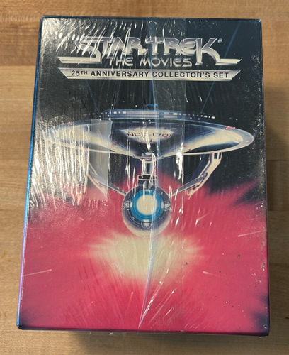 1991 Star Trek The Movies 25th Anniversary VHS Box Set - 5 VHS, Neu - Sealed