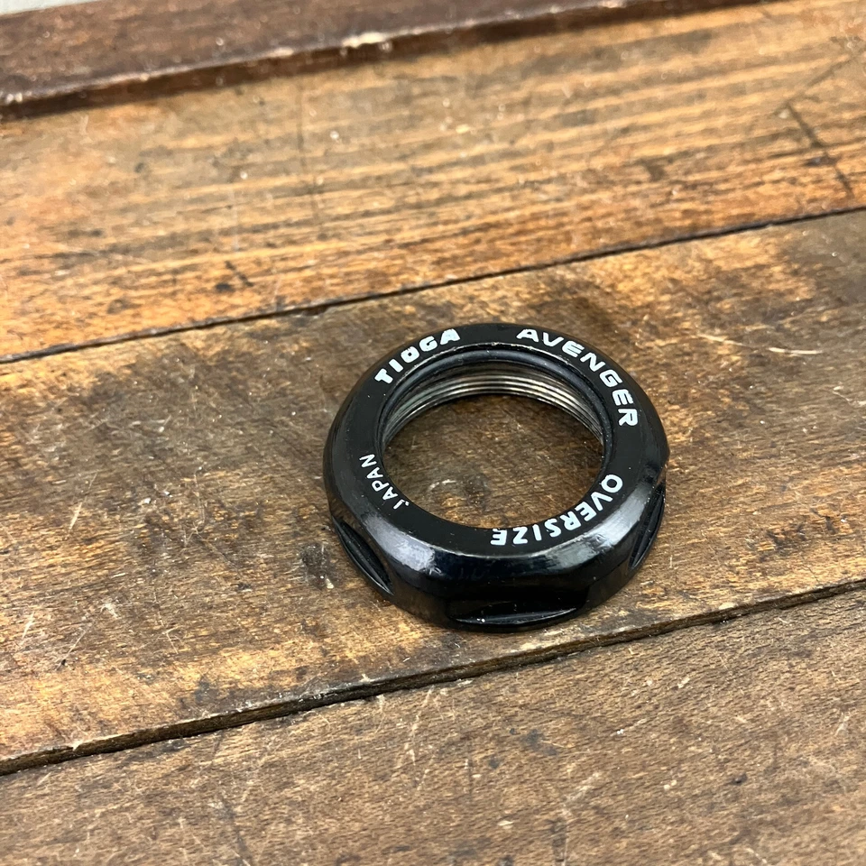 Tioga Avenger Headset Top Nut 1 1/8" in Threaded NOS Black 90s Mountain Bike - Image 4 of 4