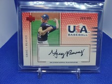 2005 USA Baseball Junior National Team Signatures Black Ink Greg Peavey /495
