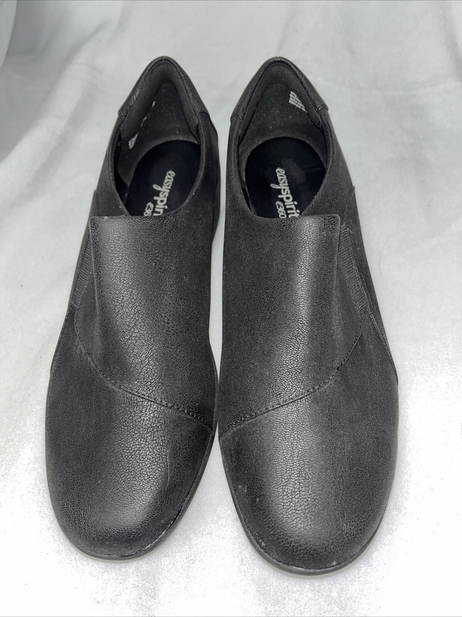 Chaussures Plates Easy Spirit Taille 9.5 - Noires Et Grises, Neuves Sans Boîte