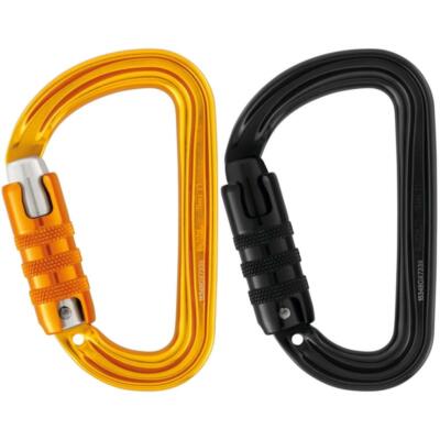 Petzl Sm D TRIACT-LOCK Karabiner Alu Asymmetrisch 3-fach Automatik Klettern PSA