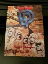 DEEP PURPLE PERFECT STRANGERS POSTCARD ~ APPROX 5 3/4 X 4 1/8- RITCHIE BLACKMORE