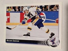 1992-93 Upper Deck Blues #166 Nelson Emerson