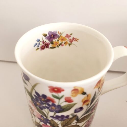 Roy Kirkham Floret Set / 4 Tee Kaffeetassen Tassen Floral Chintz Bone China England - Bild 5 von 11