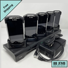 Lot of 5 Zebra TC75x With Cradle Mobile Barcode Scanner Android 8 Oreo