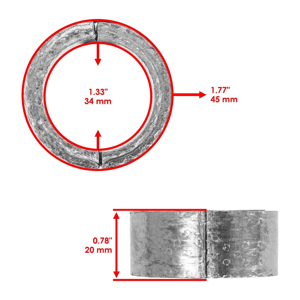 4 Exhaust Pipe Gasket for Yamaha 4Nk-14714-00-00 - Image 2 of 4