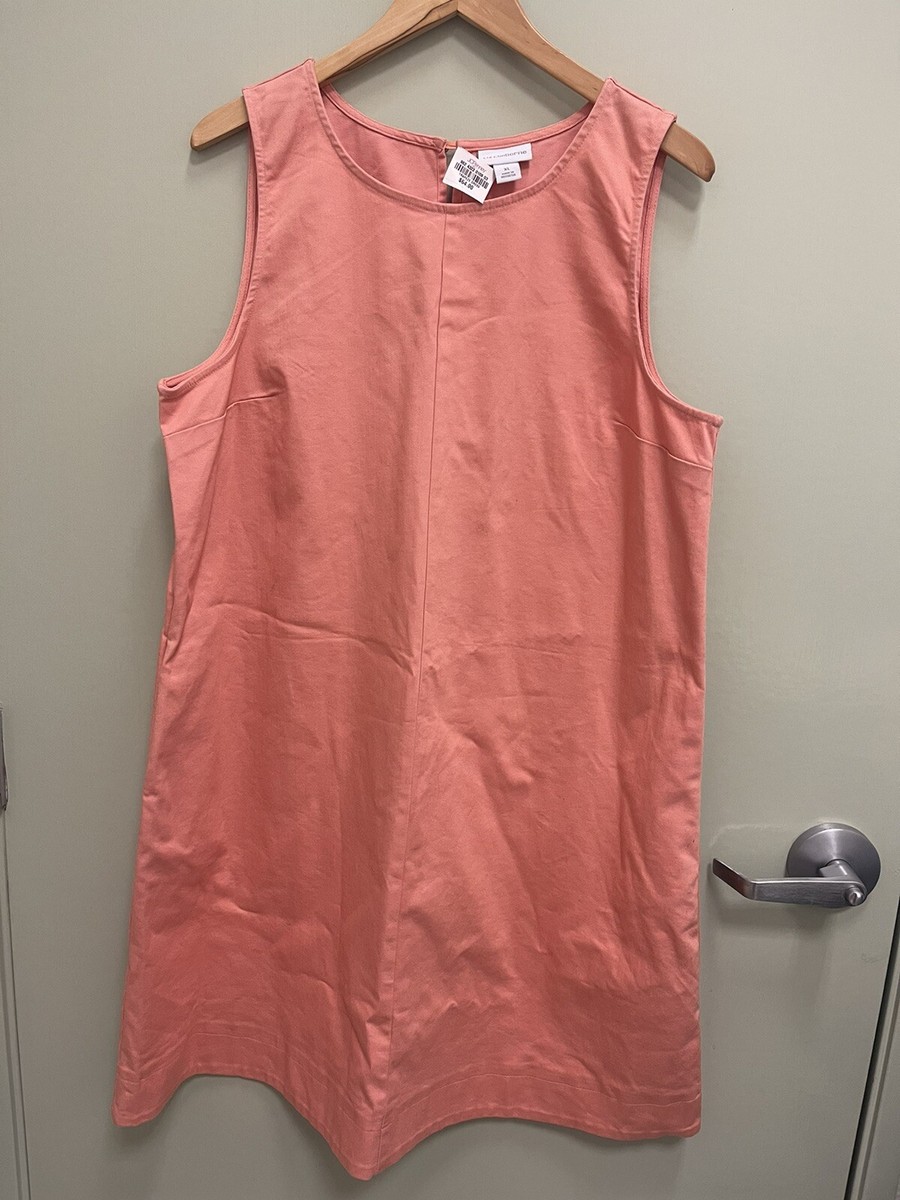 Liz Claiborne Womans XL Coral Haze Sleeveless A-Line Dress