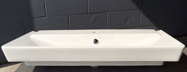 Kohler K 5026 1 0 Reve 39 3 8 Fireclay Sink With 1 Hole White Local P U Only