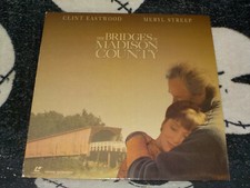 The Bridges of Madison County Widescreen Laserdisc LD Meryl Streep Free Ship 50