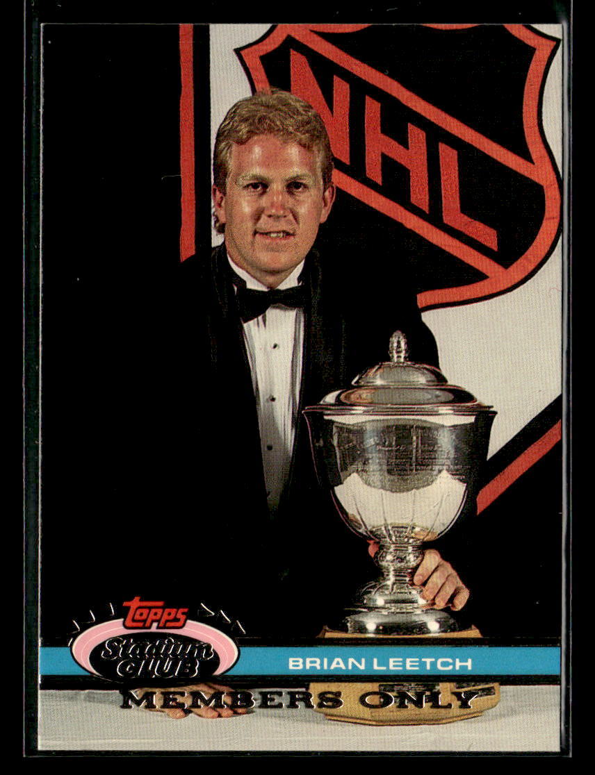 Brian Leetch 1991 Stadium Club Members Only #NNO New York Rangers