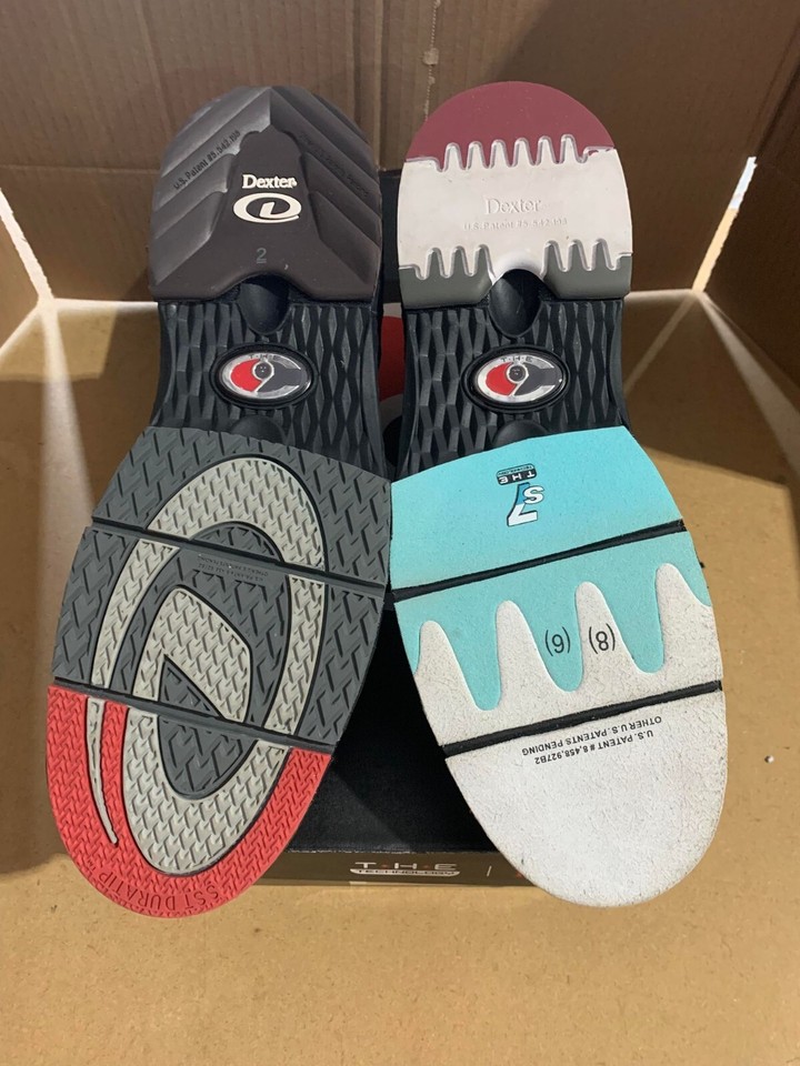 USED Dexter The 9 C9 Knit Boa Black/Red Bowling Shoes Size 11 (EBAY) eBay