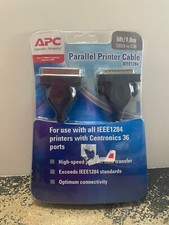 APC Parallel Printer Cable IEEE1284, 6ft NEW