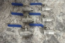 Midwest Control G-SSVM-50NLH 6 Pk 1/2 In Pipe Size FNPT x MNPT Ball Valve