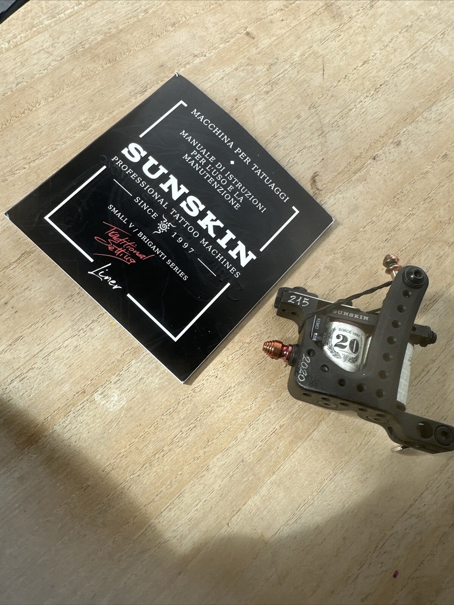 その他 SUNSKIN-Solid EVO Samuele Briganti Sunskin Coils Tattoo machine Samuele Briganti signature.