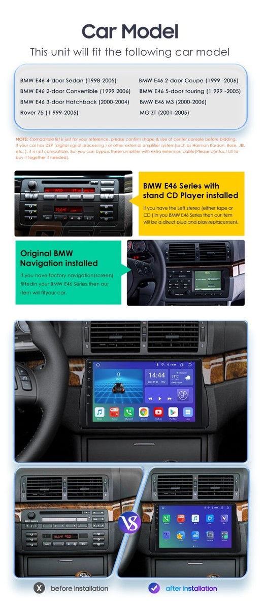 Wireless CarPlay Android Autoradio Mit GPS Navi GPS Radio Für