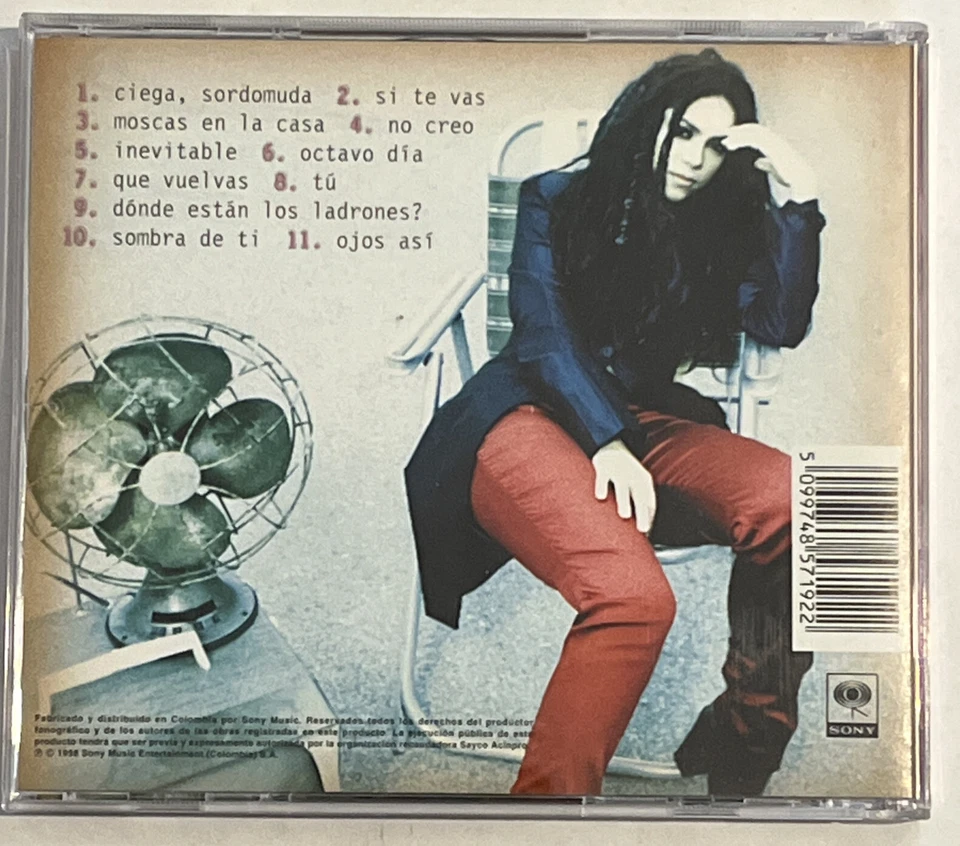 Shakira spanish CD - Pies Descalzos 1995 & Donde estan los ladrones 1998 (FAIR) - Image 3 of 4