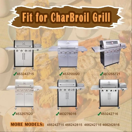 Confezione 3 Piastre Emettitore Griglia Infrarossi Acciaio Inox Compatibili Charbroil 4 - Foto 13 di 24
