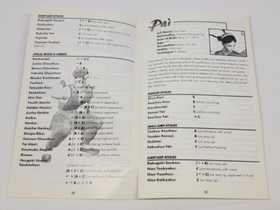 Virtua Fighter 2 (1995 Sega Saturn) Authentic Instruction Manual Only - No Game