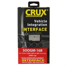 CRUX Radio Replacement Interface SWC Retention for Select GM Vehicles 2005-2012
