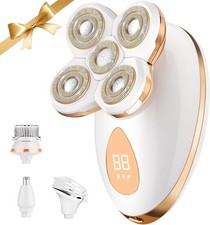 Electric Razor for Women Painless Shaver 4 in 1 Cordless Bikini Face Wet Dry Gol