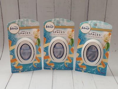 (Pack of 3) Febreze Bathroom Refresh & Energize Scent Air Freshener