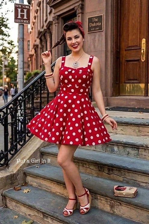 Pinup Dress Cherry for sale | eBay
