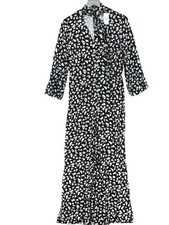 RIXO Maxi Dress UK14 in Black