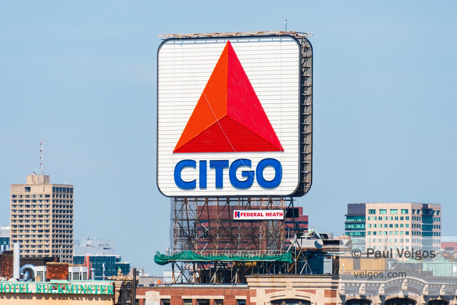 Art Print: Boston Citgo Sign Wall ArtPaper Massachusetts Gift