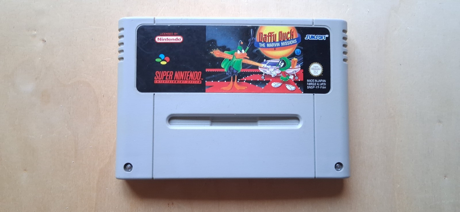 Daffy Duck : the Marvin Missions - super nintendo (loose)