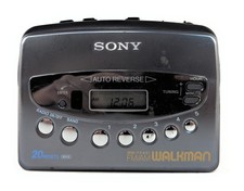 Sony Walkman Portable FM/AM Radio Audio Cassette Tape Player WM-FX451 