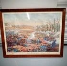 Battle of Stone River Framed Print Civil War 1861-65 Militaria Original