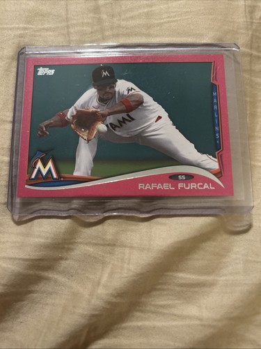 2014 Topps PINK Parallel Rafael Furcal Miami Marlins ShortStop 506 42/50