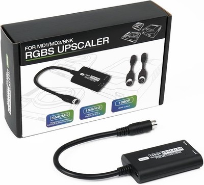 SEGA Megadrive HDMI Adapter Converter RGBS Upscaler For MD 1 & 2 & SNK NEO GEO