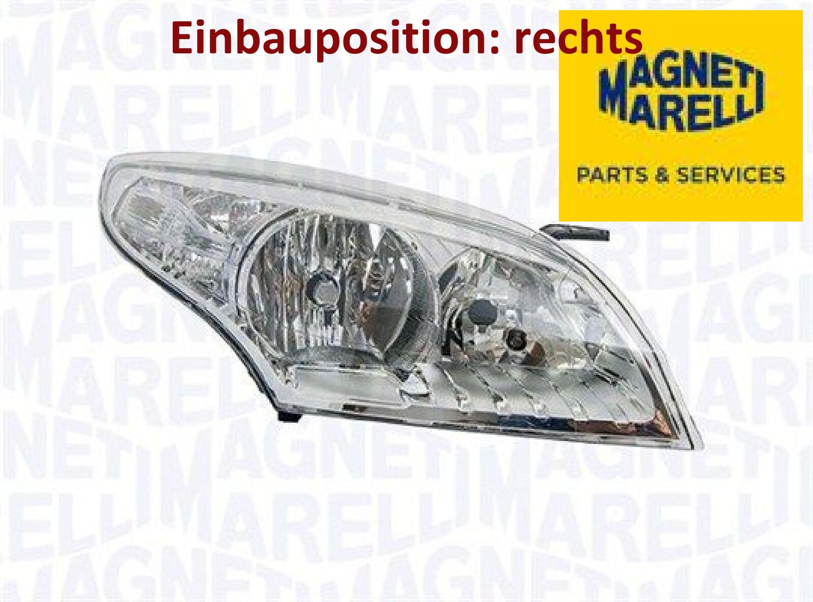 MAGNETI MARELLI 711307023109 Hauptscheinwerfer rechts Scheinwerfer für Renault