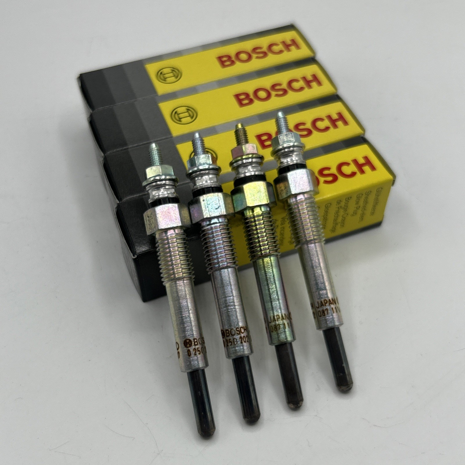 Set 4 Bosch Diesel Glow Plugs For Isuzu Trooper 3.1 Gemini Opel Astra F 1.7