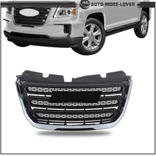 23379208 Front Grille For GMC Terrain SL SLE 2016-2017 Chrome Frame Black Mesh