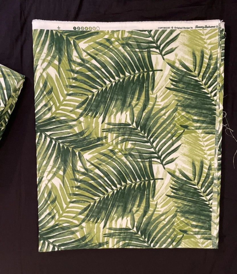 "Tommy Bahama Exterior Tela Escape Route Jade Dos Cortes 2 1/2 Yardas Cada 54"" de Ancho" Foto 4 de 4