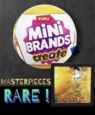 Zuru Mini Brands Masterpieces~RARE ~Gustav Klimt Portrait of Adele Miniature Art