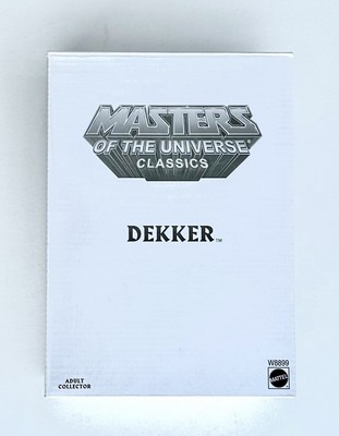 Mattel MOTU Classics Dekker Figure New In Shipper Masters Of The Universe