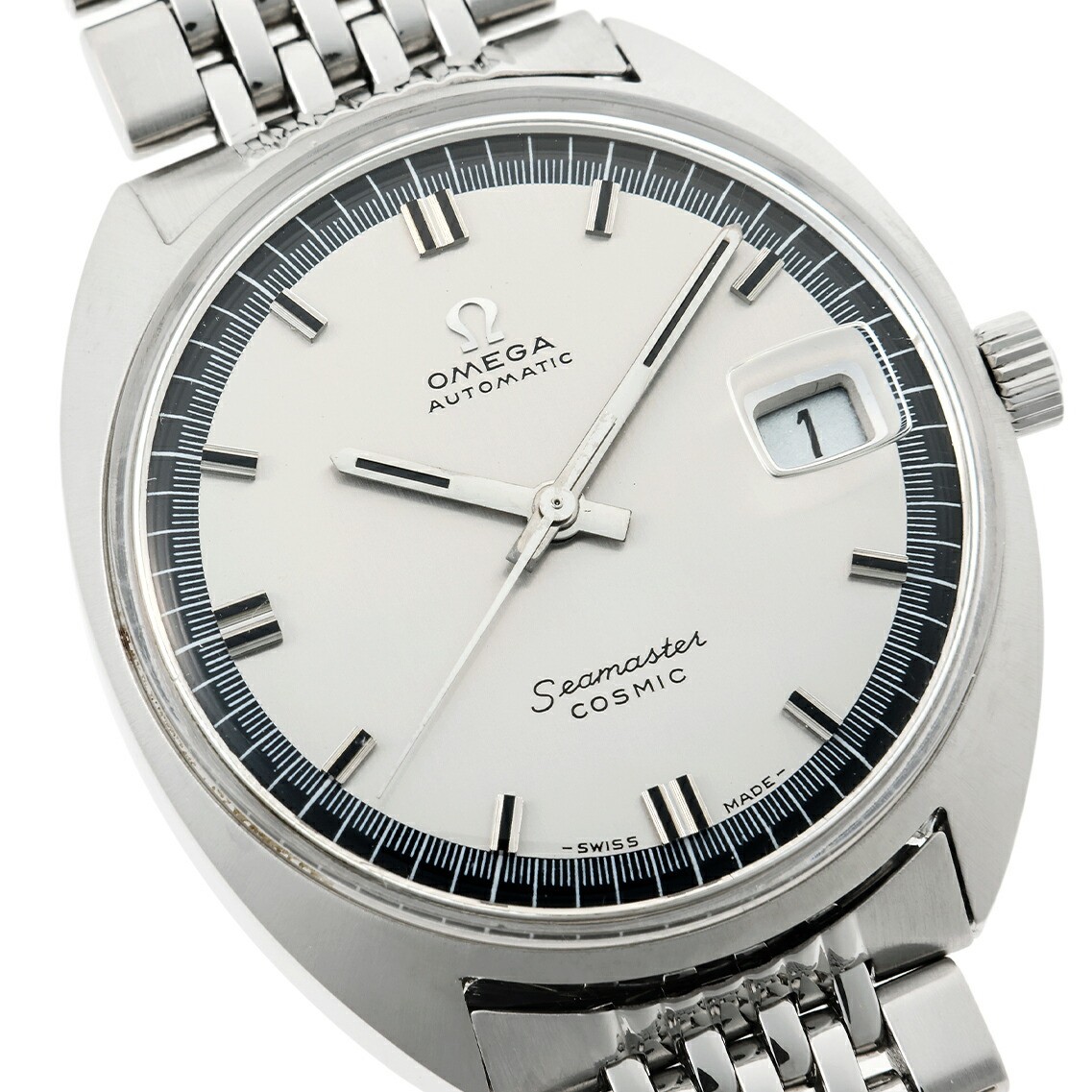 Vintage Omega Seamaster Cosmic Date 1960s Ref 166.026 Watch image 3