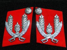 AFGHANISTAN - GENERAL - AFGHAN POLICE - GORGET PATCH RANK ORIGINAL RARE