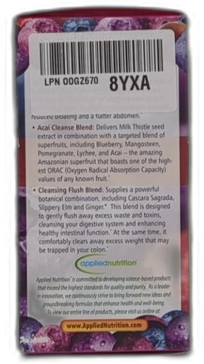*2026-6-30* Applied Nutrition 14-day Acai Berry Cleanse - 56 Tablets