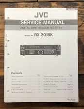 JVC RX-201 Receiver Service Manual Original 
