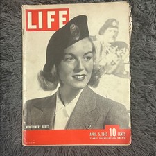 Vintage LIFE Magazine - April 5, 1943 - Montgomery Beret